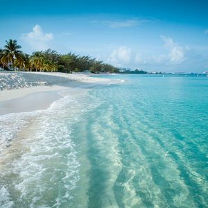 Paradise beach on a tropical caribbean island